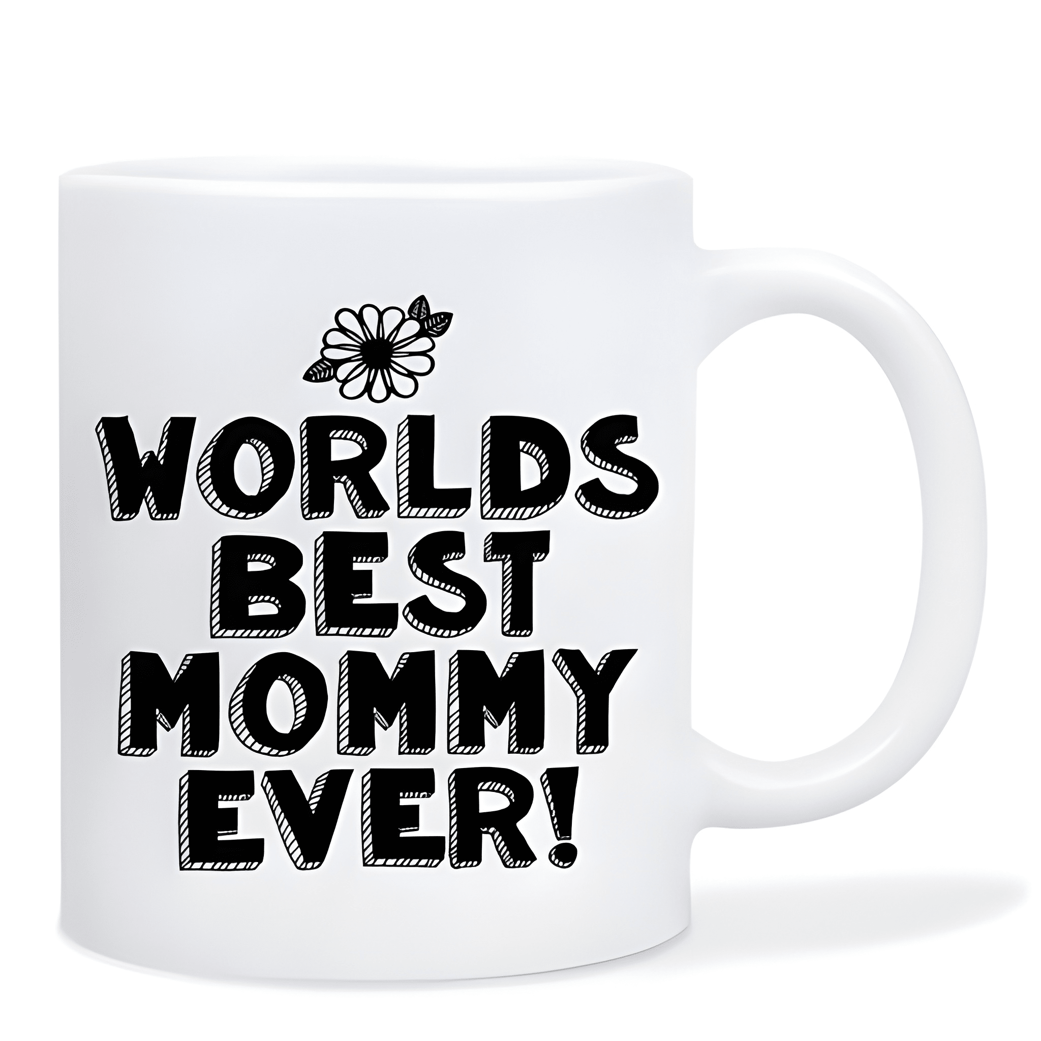1 Piece 11Oz White Ceramic Coffee Mug Worlds Best Mommy Mothers Day Cup