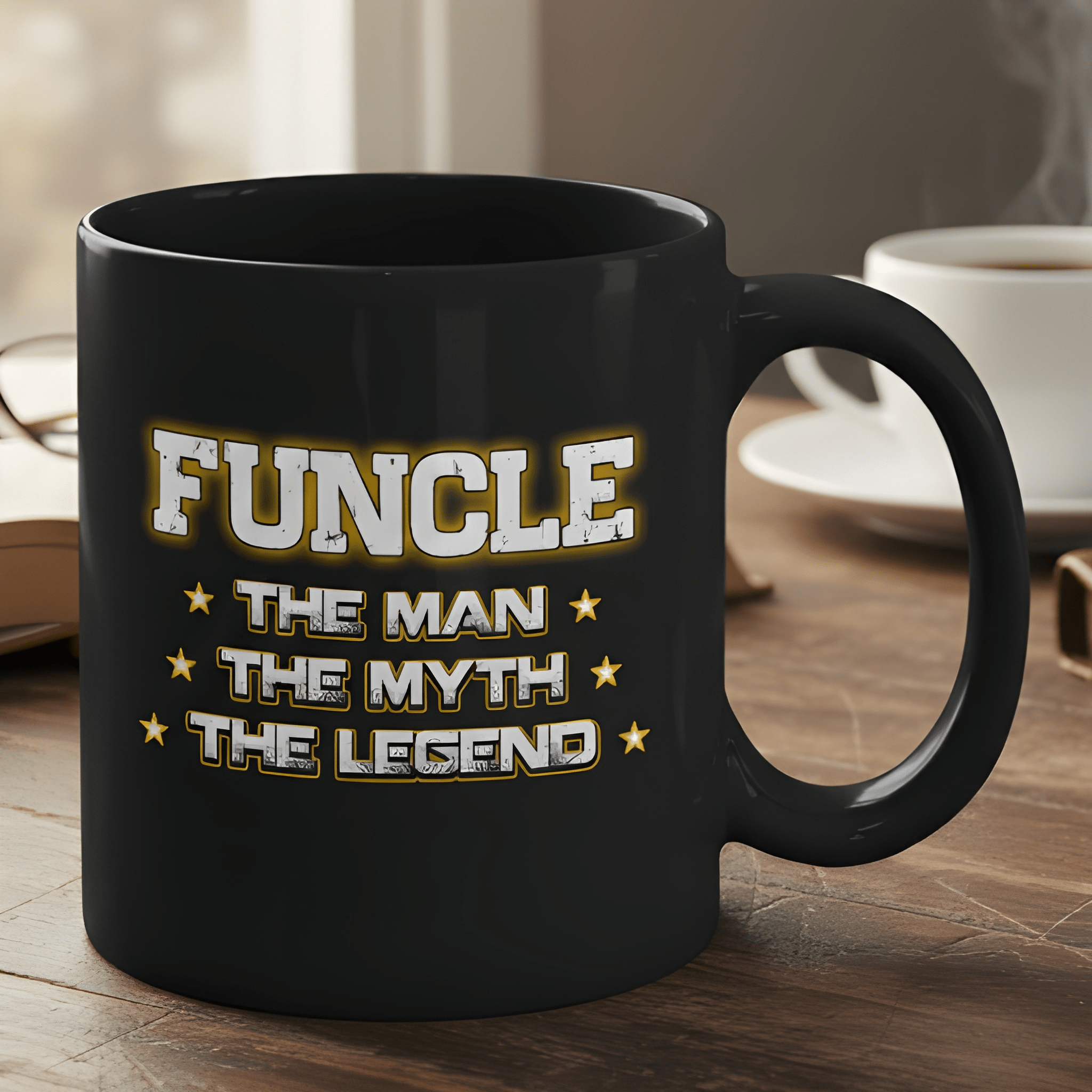 Ceramic Funcle The Myth The Man The Legend Coffee Mug Novelty Drinkware