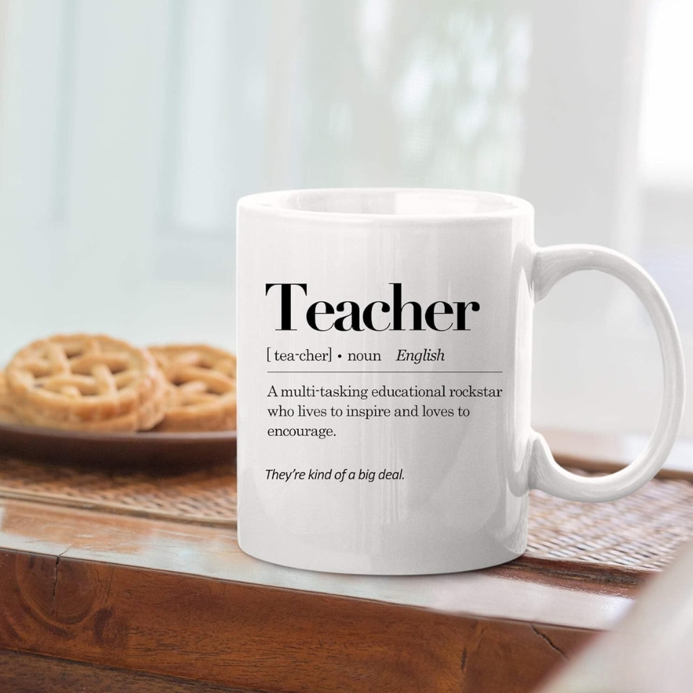 Teacher Definition Mug Teacher Gifts Appreciation Gifts from Students