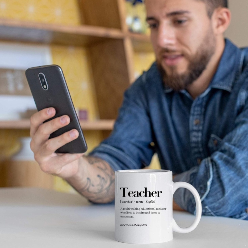 Teacher Definition Mug Teacher Gifts Appreciation Gifts from Students