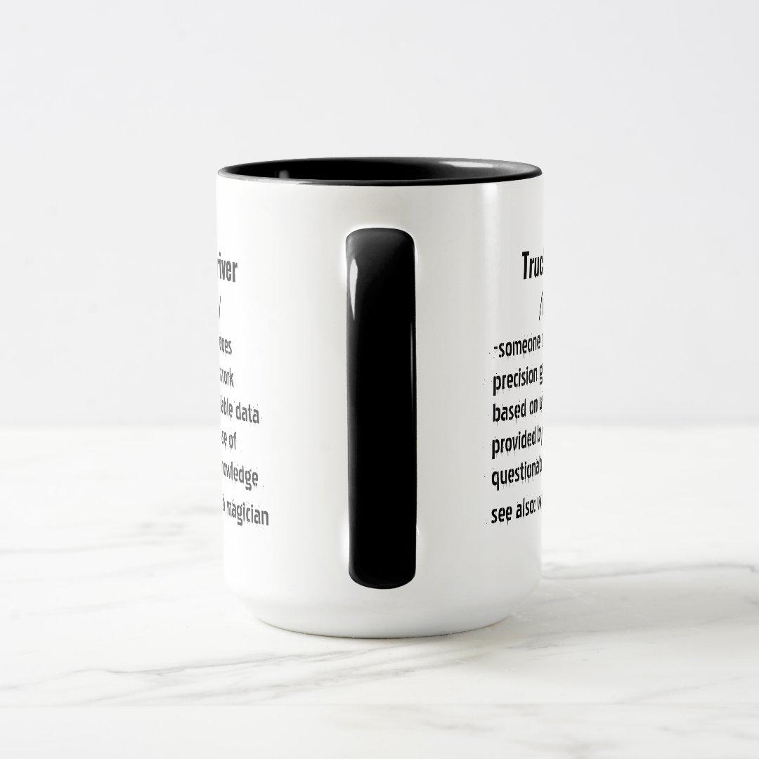 Funny Truck Driver Definition gifts for men women Mug
