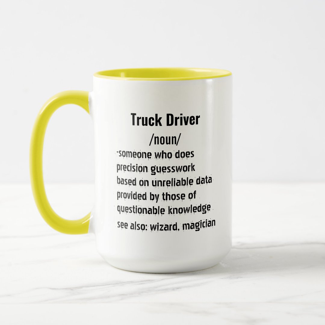 Funny Truck Driver Definition gifts for men women Mug