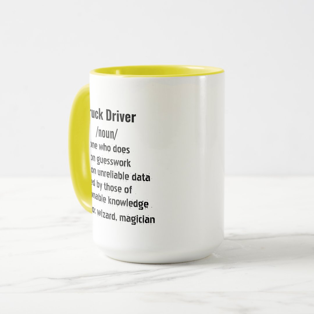 Funny Truck Driver Definition gifts for men women Mug