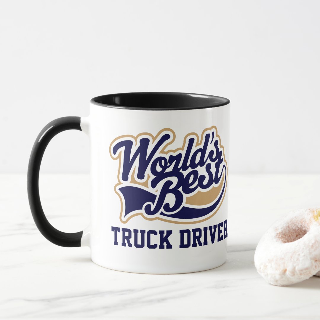 Combo Mug Truck Driver Worlds Best Gift for Him Coffee Mug