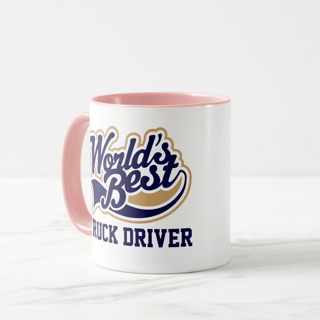 Combo Mug Truck Driver Worlds Best Gift for Him Coffee Mug