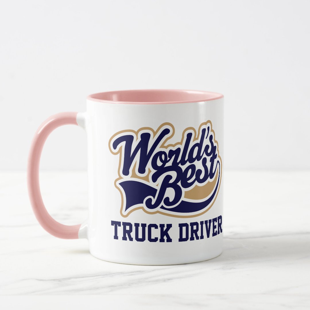 Combo Mug Truck Driver Worlds Best Gift for Him Coffee Mug