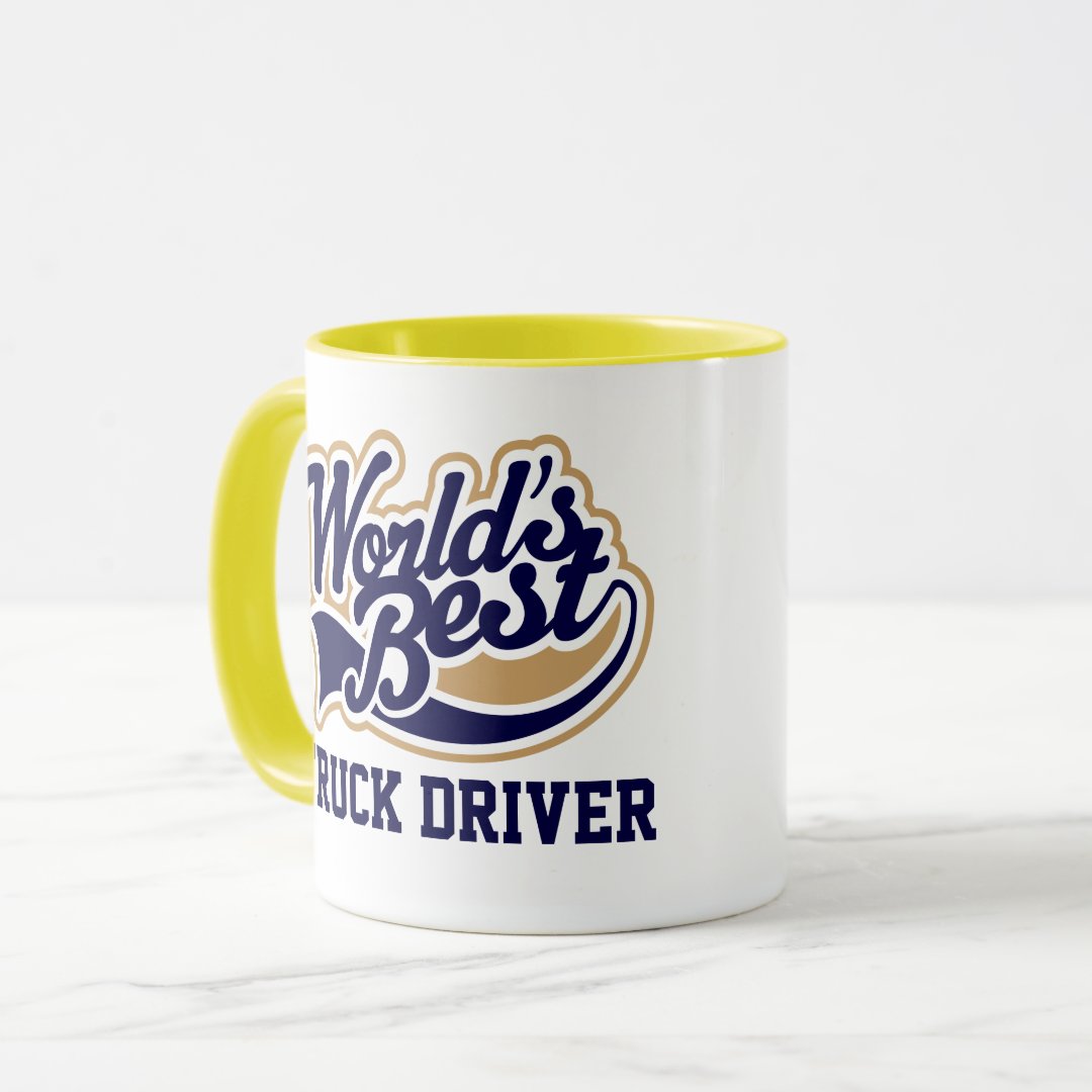 Combo Mug Truck Driver Worlds Best Gift for Him Coffee Mug
