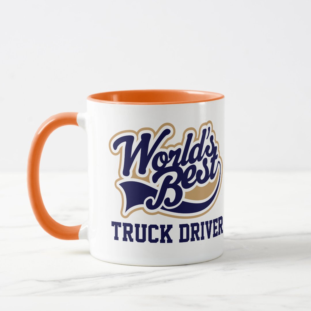 Combo Mug Truck Driver Worlds Best Gift for Him Coffee Mug