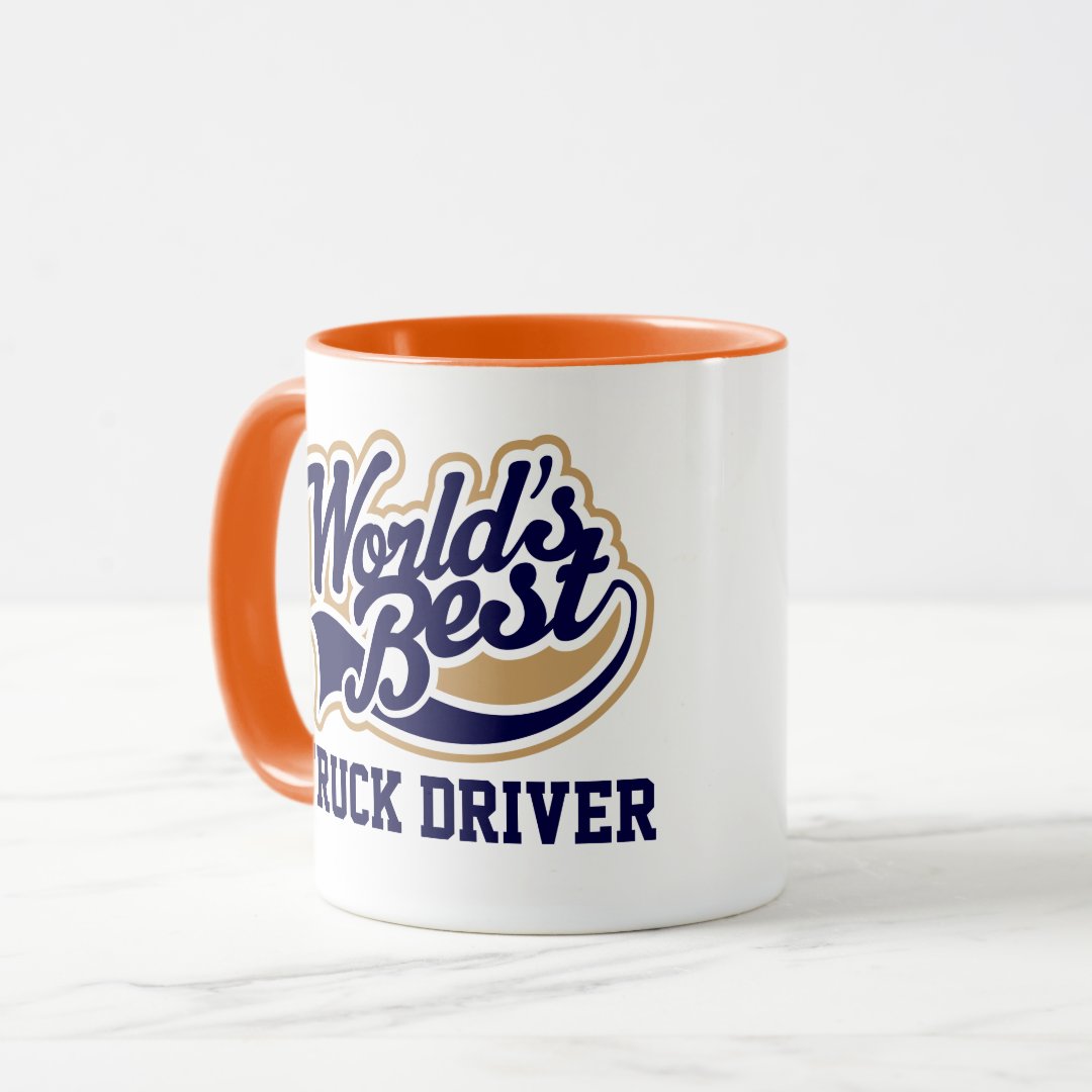Combo Mug Truck Driver Worlds Best Gift for Him Coffee Mug