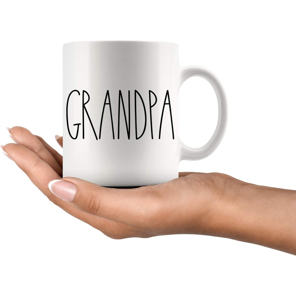 Grandpa Coffee Mug - Family Cup for Best Grandpa Ever - 11oz