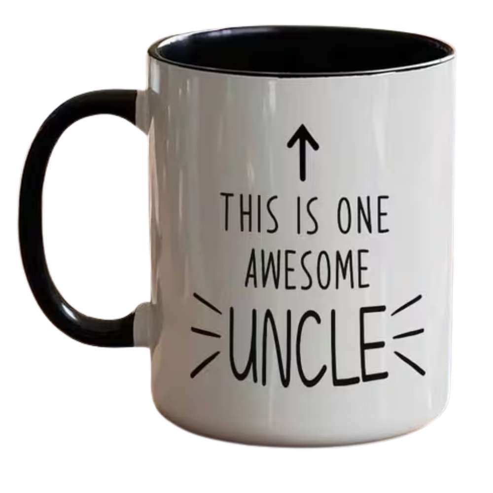 Funny Uncle Mug - This is One Awesome Uncle - Large 11oz/360ml Coffee Cup