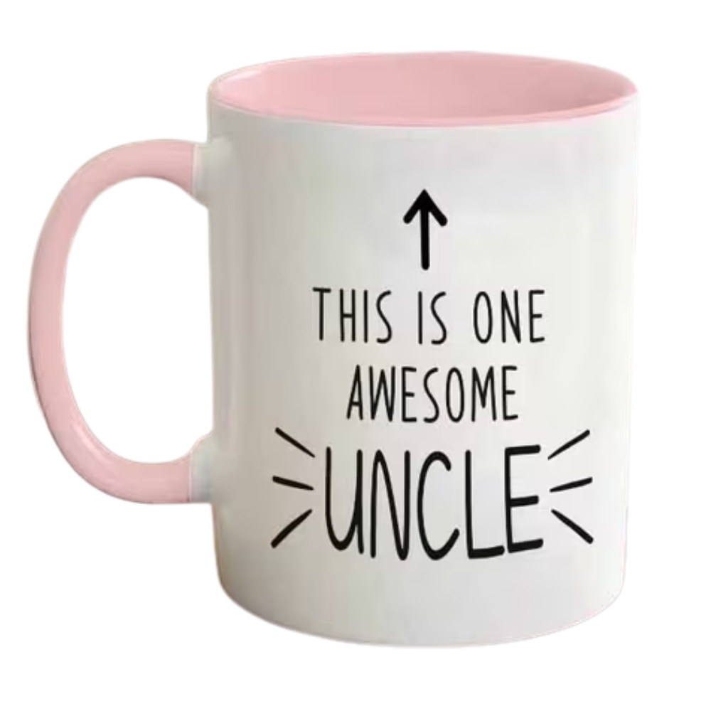 Funny Uncle Mug - This is One Awesome Uncle - Large 11oz/360ml Coffee Cup