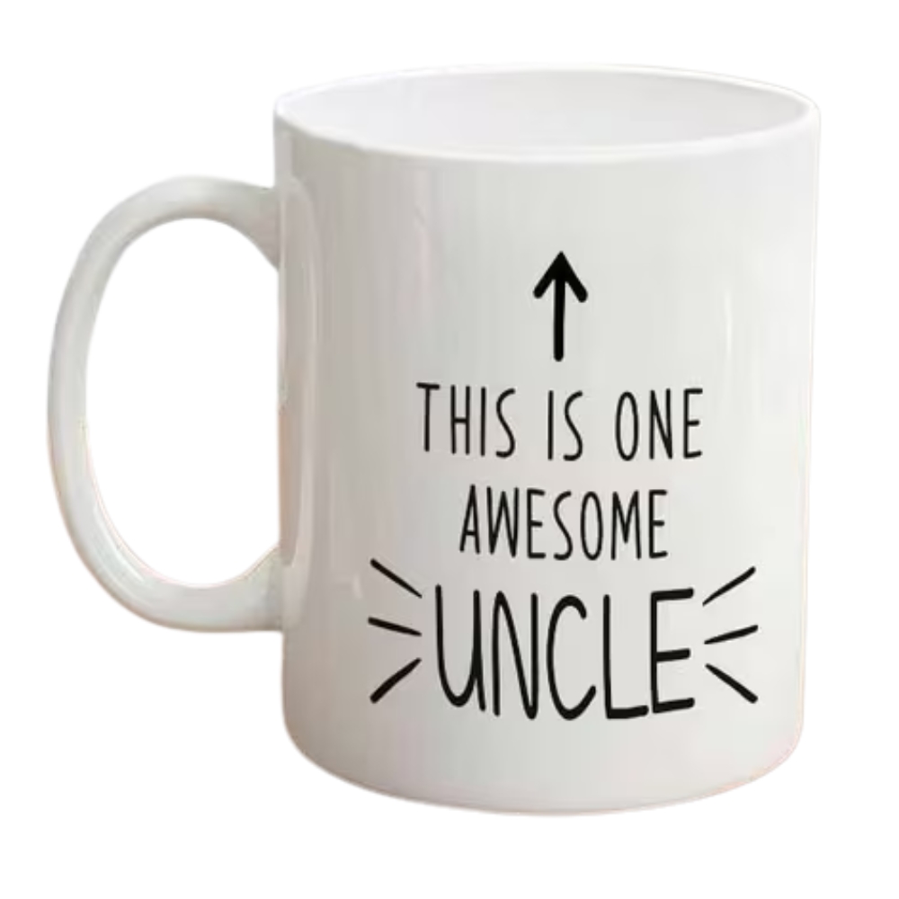 Funny Uncle Mug - This is One Awesome Uncle - Large 11oz/360ml Coffee Cup