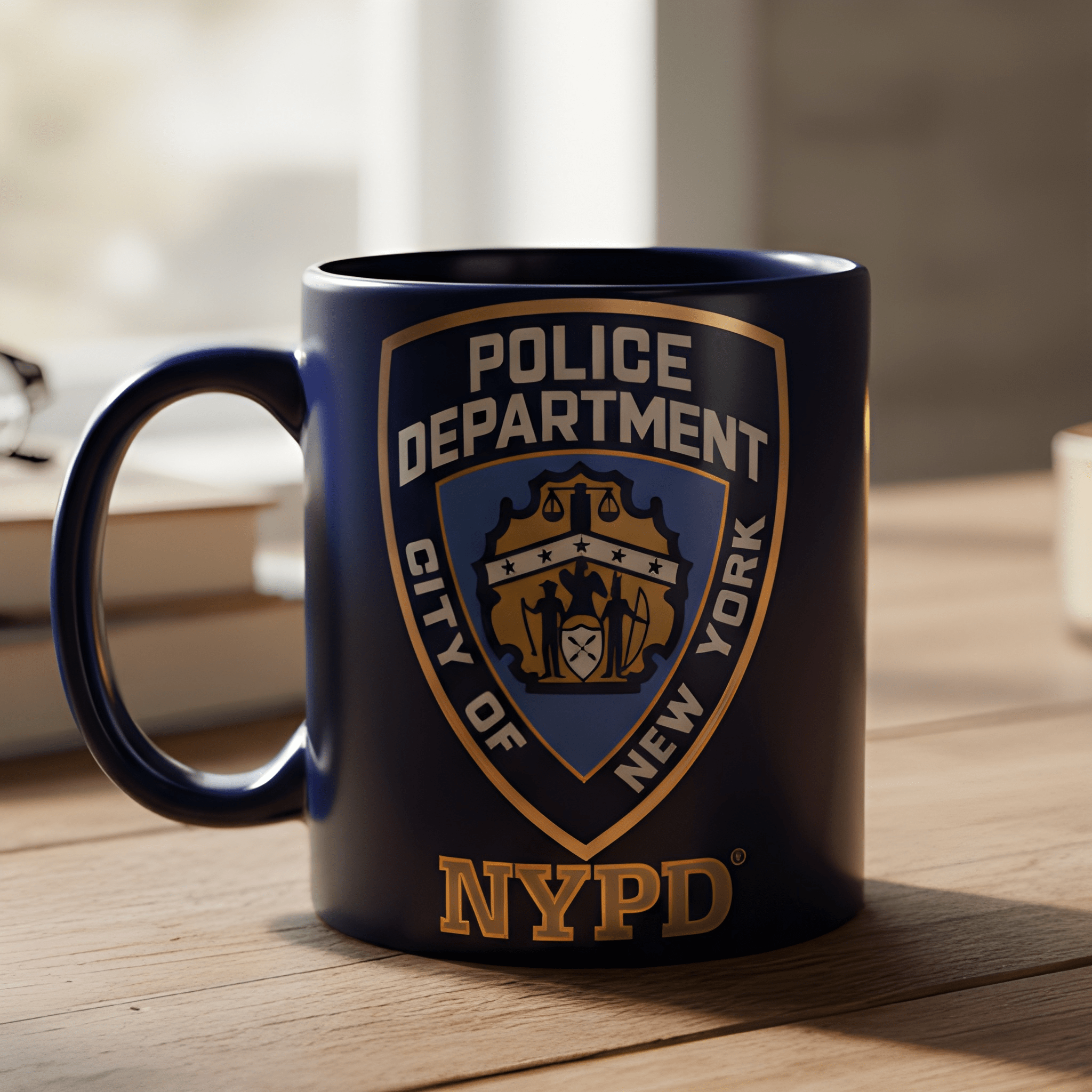 Ceramic Police Department Coffee Mug Official Licensed Drinkware