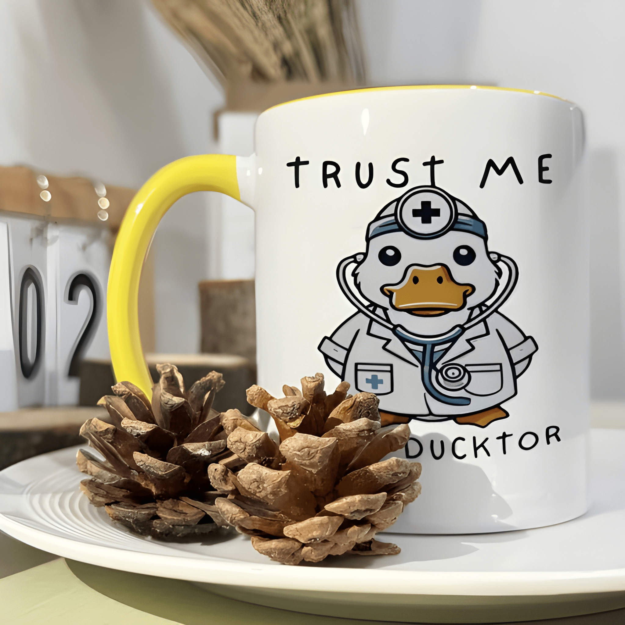 11 oz Ceramic Trust Me Ducktor Funny Coffee Mug Drinkware 1pc