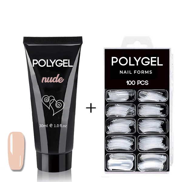 Professional PolyGel Nail Kit –  Easy DIY Nail Extensions-My Makeup Brushset