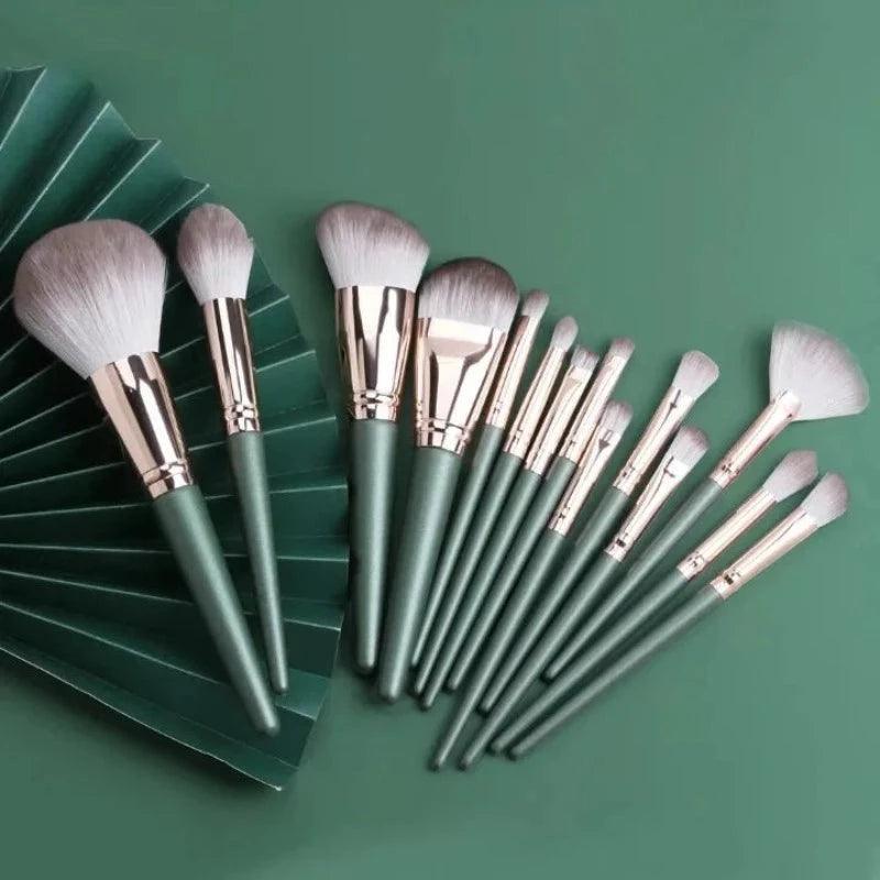 14 Piece Makeup Brush Set -  High Quality Cosmetic Brushes-My Makeup Brushset