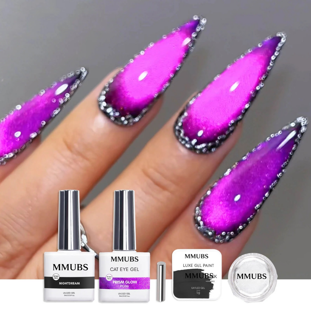 Dark Glam IG Nail Art Kit Set For Halloween Inspired Designs
