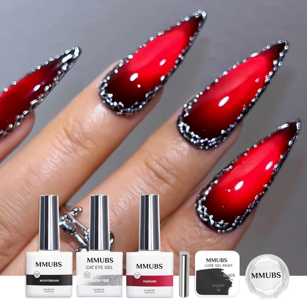[Copy]Dark Glam MMUBS IG Nail Art Kit Set For Halloween Inspired Designs