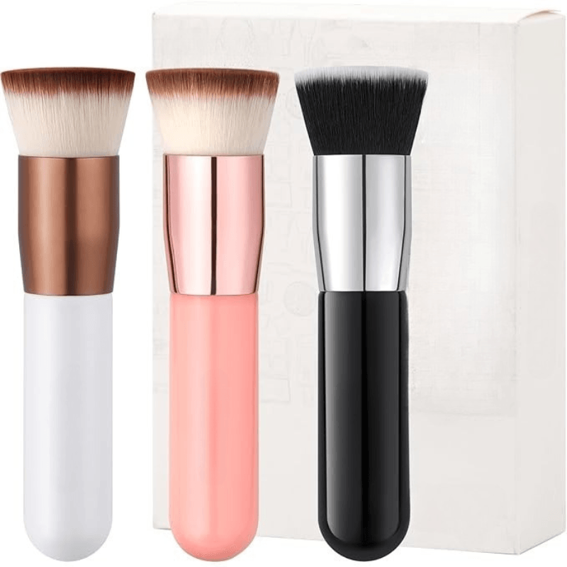 Foundation Brush With Soft Bristles For Blending Buffing-My Makeup Brushset