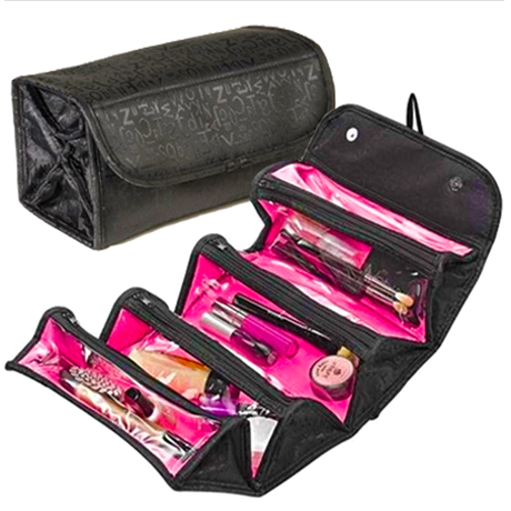 Roll n Go Travel Cosmetic Bag – Organized Beauty On The Go-My Makeup Brushset