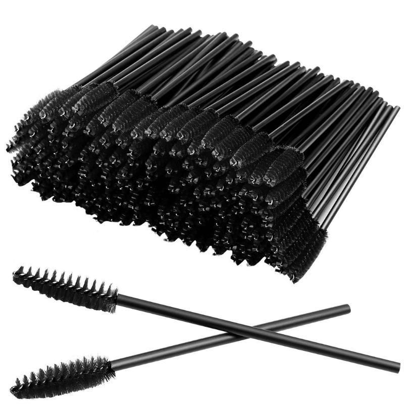 Disposable Mascara Wands  - Black Spoolie Brush Set-My Makeup Brushset