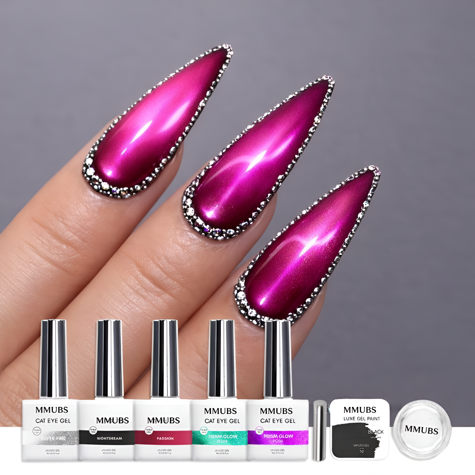 [Copy]Dark Glam MMUBS IG Nail Art Kit Set For Halloween Inspired Designs