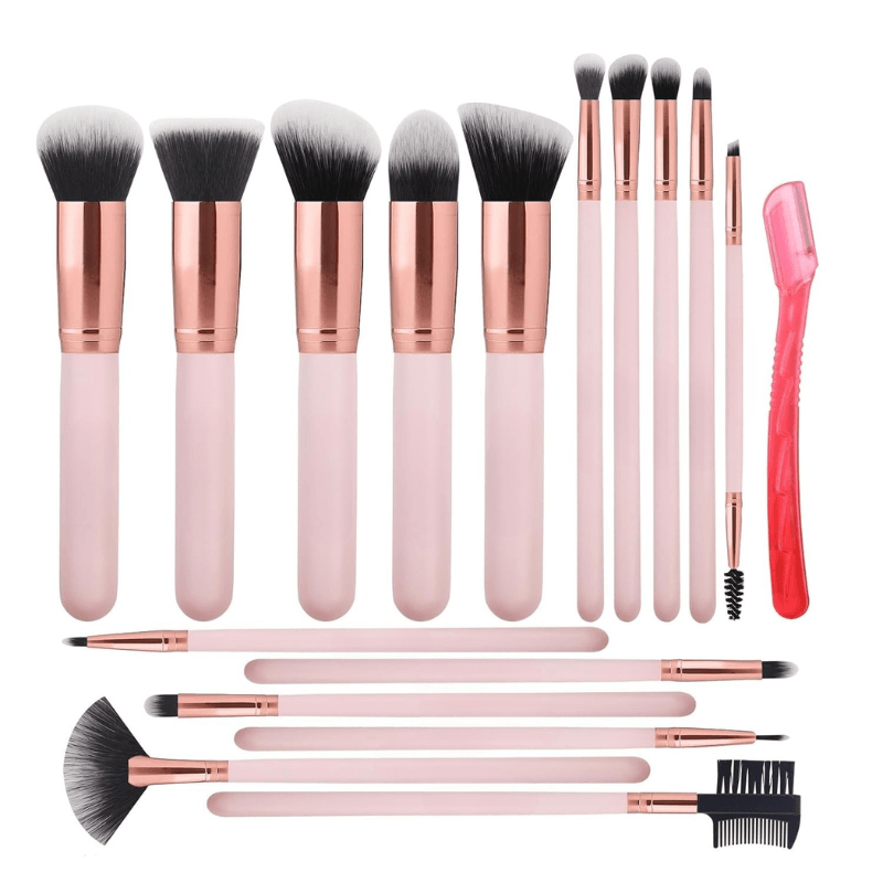 16Piece Makeup Brush Set - Complete Face Application-My Makeup Brushset