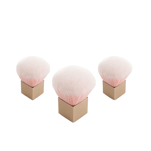 Rose Gold Mini Kabuki Brush – Powder And Blush Brush-My Makeup Brushset