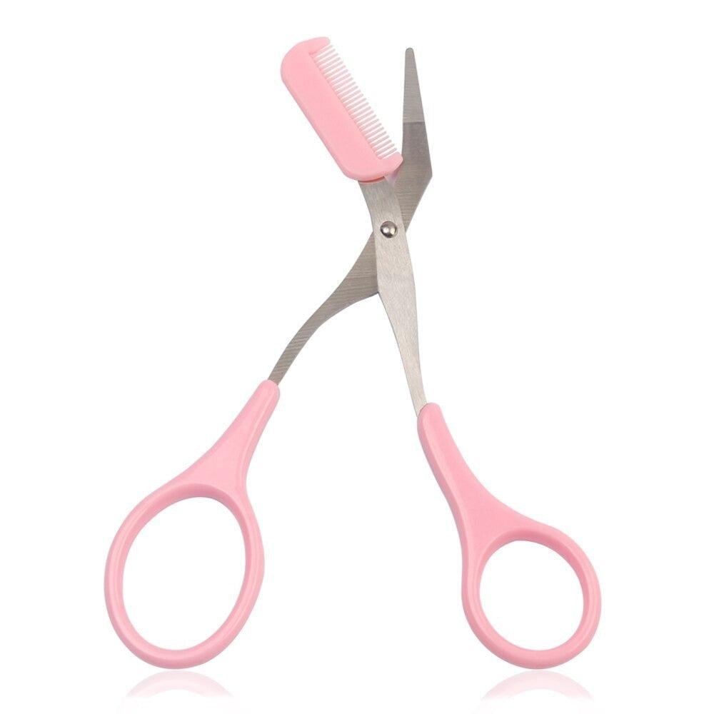 Eyebrow Grooming Scissors -Comb for Precise Trimming-My Makeup Brushset