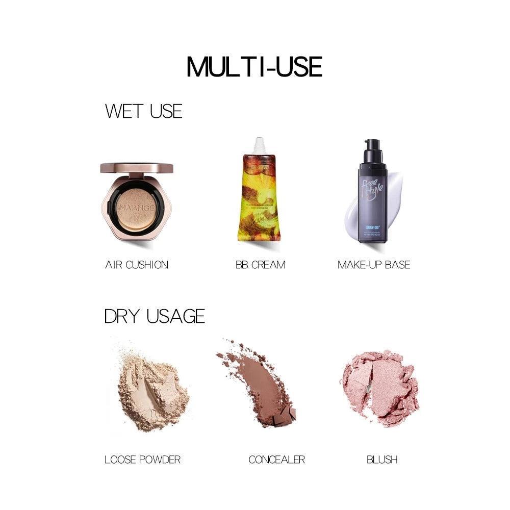 10/30 Pcs Mini Cosmetic Foundation Puff – Soft and Reusable-My Makeup Brushset