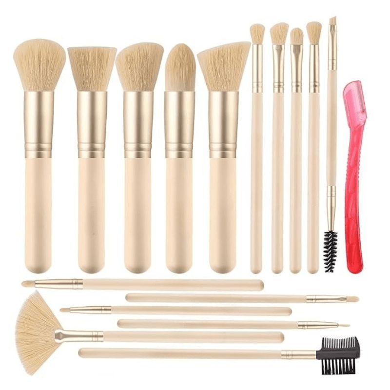 16Piece Makeup Brush Set - Complete Face Application-My Makeup Brushset
