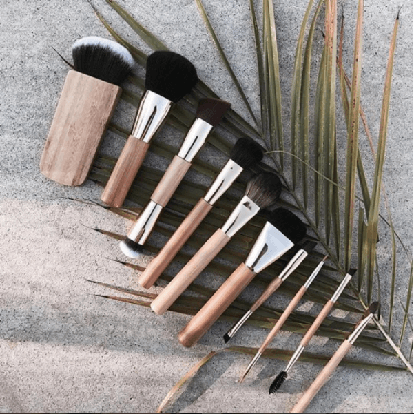 10 Piece Wood Brush Set – Professional Precision and Durability-My Makeup Brushset