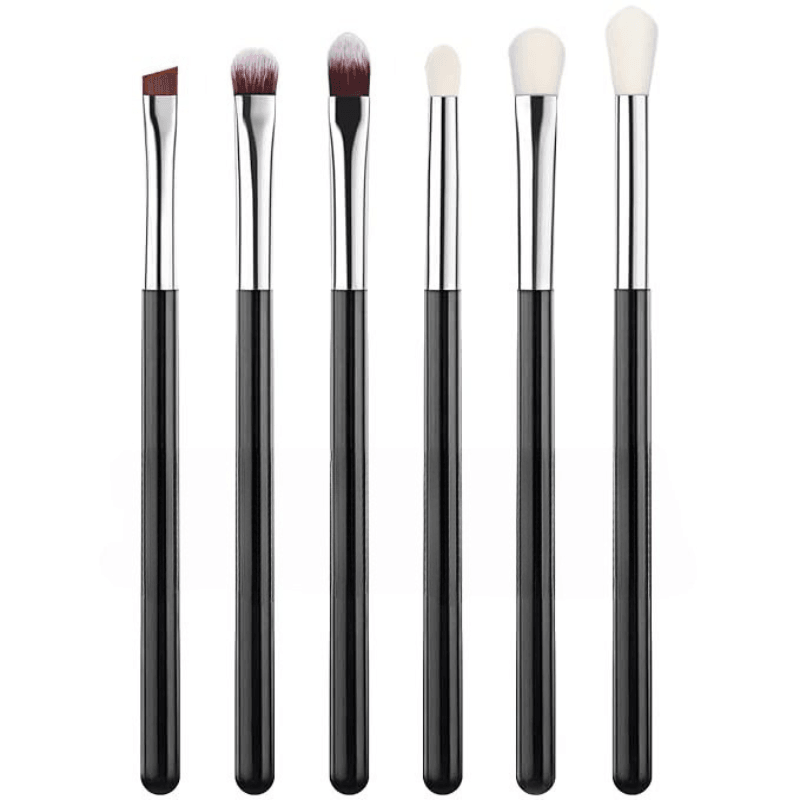 6 Piece Makeup Brush Set For Blending Concealing And Eyelining-My Makeup Brushset