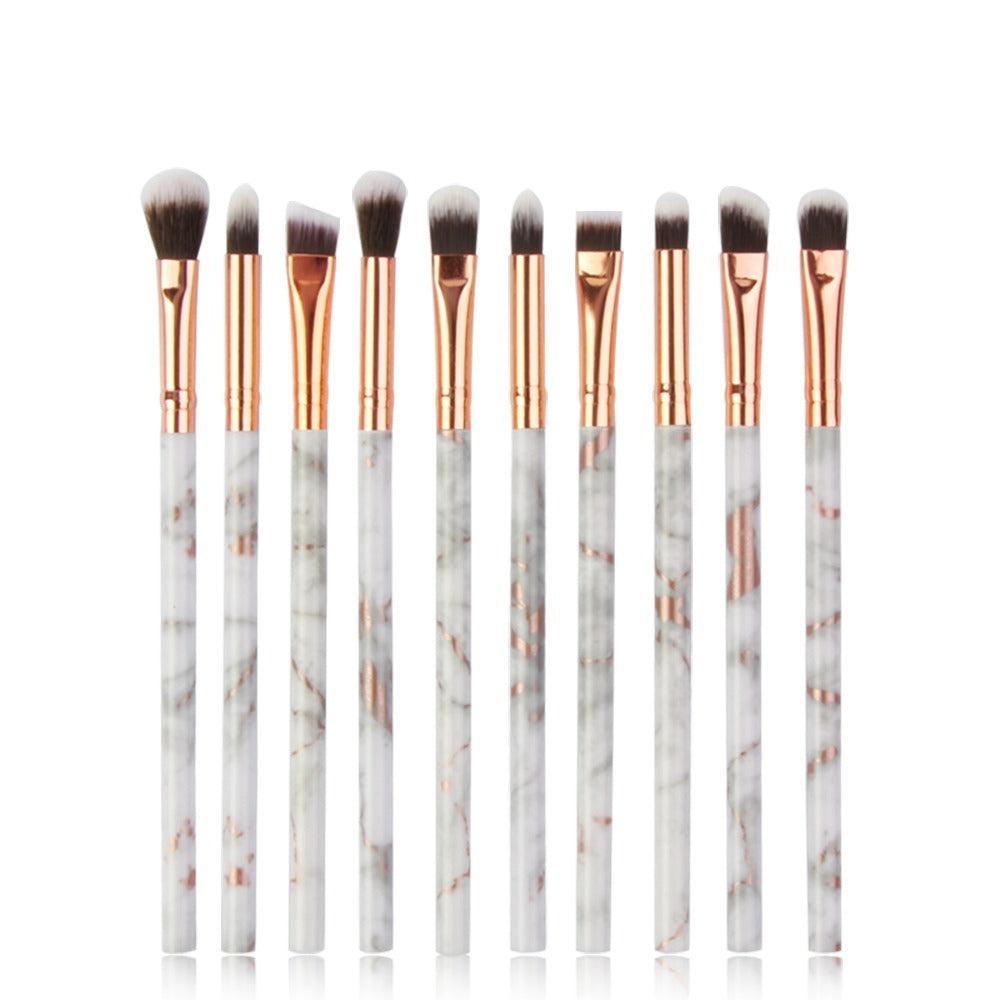 7/10 Pcs Marbling Makeup Brushes Set – Soft and Blending Brushes-My Makeup Brushset