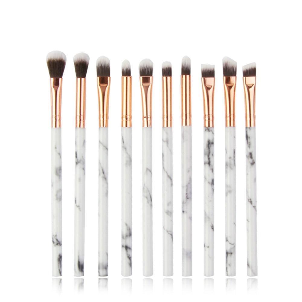 7/10 Pcs Marbling Makeup Brushes Set – Soft and Blending Brushes-My Makeup Brushset