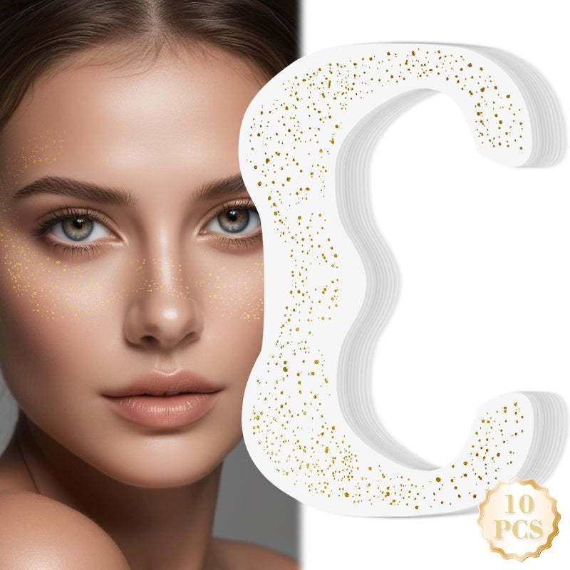 DIY Glitter Patches 10 Piece Set For Makeup And Festivals-My Makeup Brushset