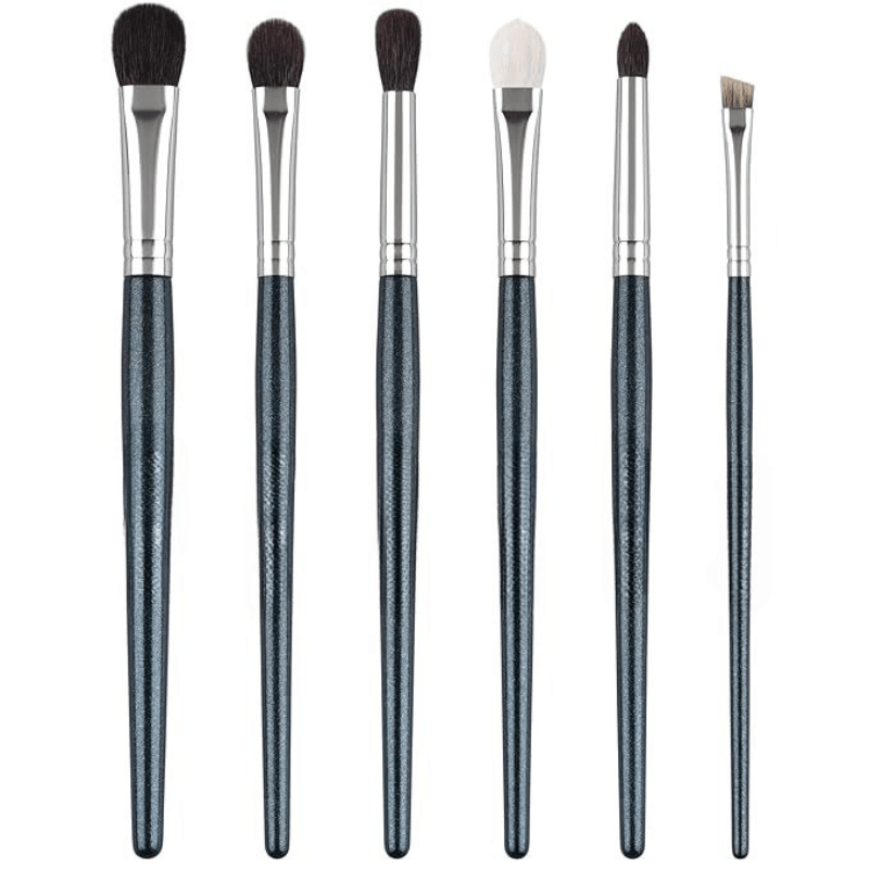 6 Piece Makeup Brush Set For Blending Concealing And Eyelining-My Makeup Brushset