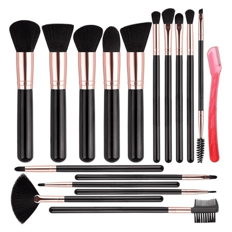 16Piece Makeup Brush Set - Complete Face Application-My Makeup Brushset