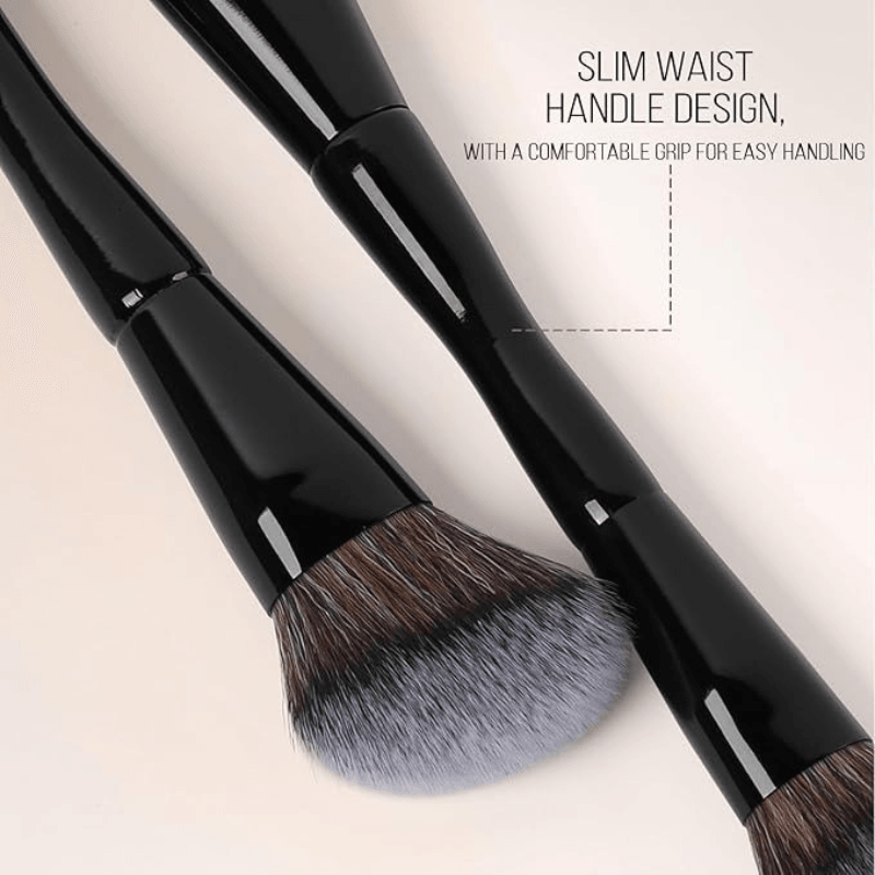 Double Ended Brush - Professional Makeup Foundation Contour Brush-My Makeup Brushset