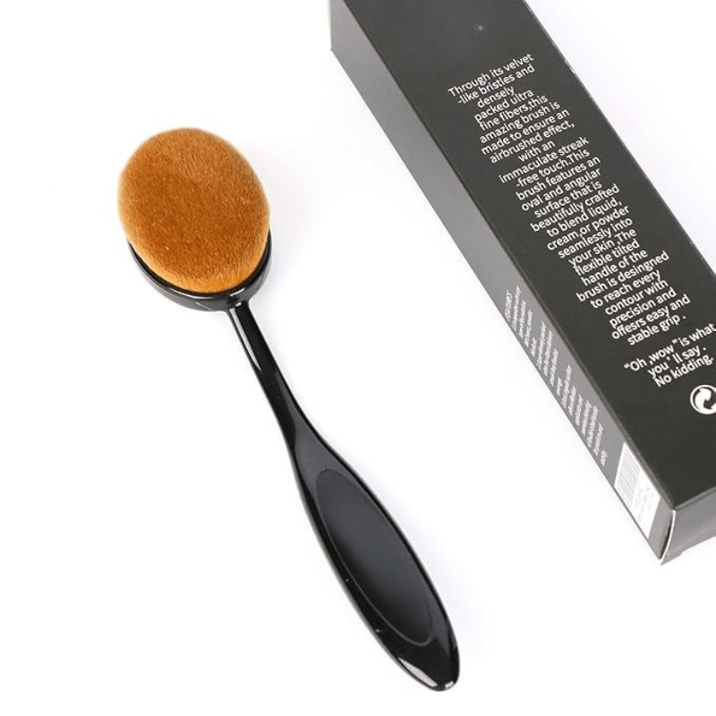 Oval Foundation Brush Flawless Application For Liquid And Powder-My Makeup Brushset