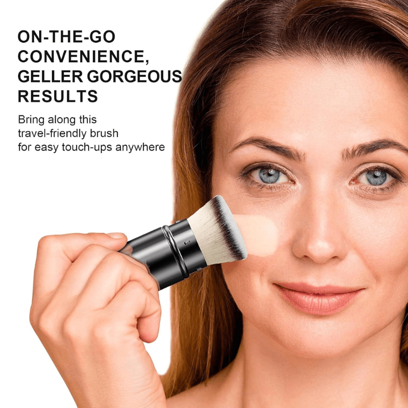 Retractable Kabuki Brush Travel Friendly Makeup Tool-My Makeup Brushset