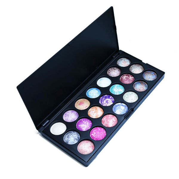 Colorful Eye Shadow Palette – Vibrant Blendable Shades-My Makeup Brushset