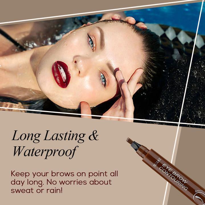 Natural Eyebrow Pen – Waterproof and Long-Lasting Precision-My Makeup Brushset