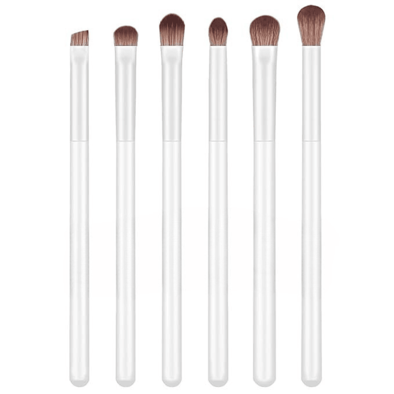 6 Piece Makeup Brush Set For Blending Concealing And Eyelining-My Makeup Brushset