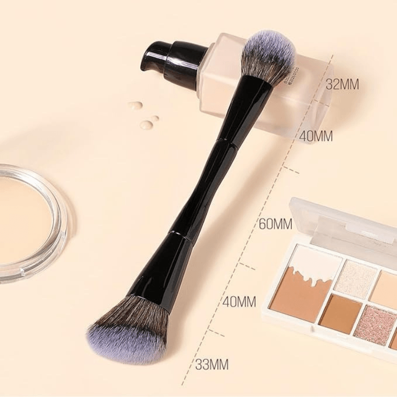 Double Ended Brush - Professional Makeup Foundation Contour Brush-My Makeup Brushset