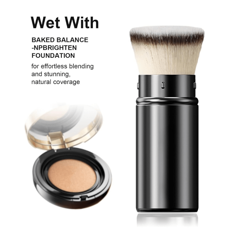 Retractable Kabuki Brush Travel Friendly Makeup Tool-My Makeup Brushset