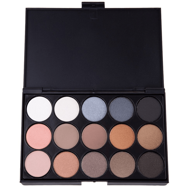 Blue Eyeshadow Palette – Blendable Matte and Shimmer Shades-My Makeup Brushset