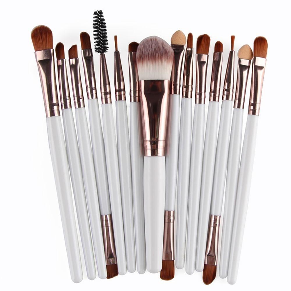 15 Pcs Makeup Brush Set – Soft Bristle Brushes for Flawless Makeup-My Makeup Brushset