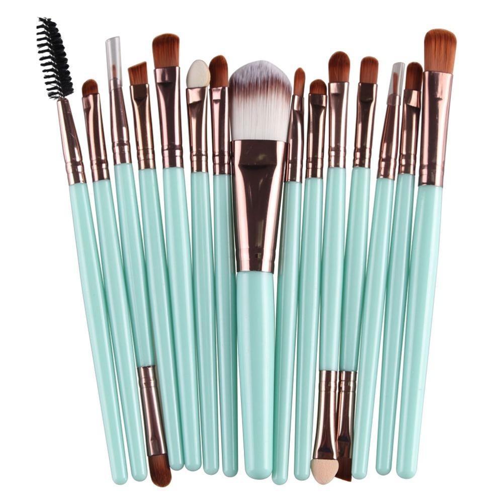 15 Pcs Makeup Brush Set – Soft Bristle Brushes for Flawless Makeup-My Makeup Brushset